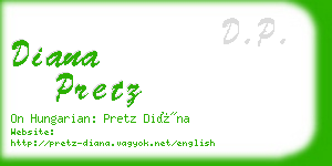 diana pretz business card